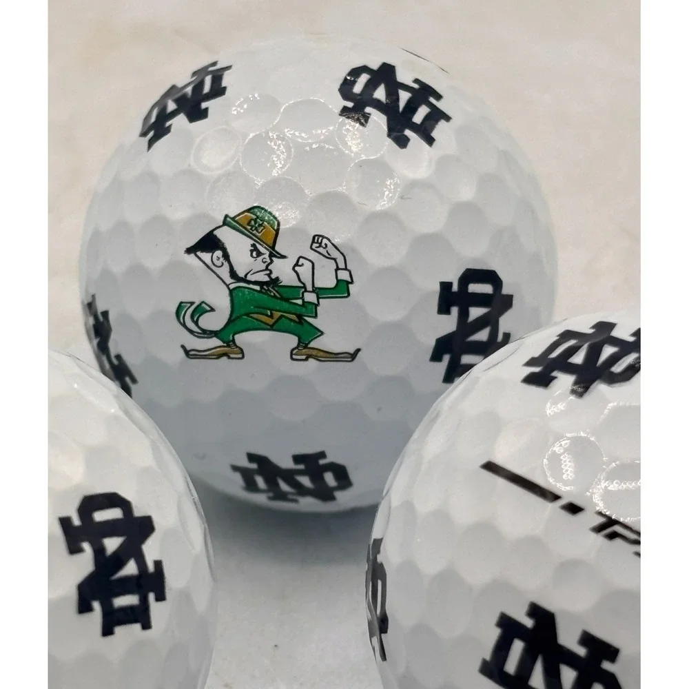 Notre Dame Fighting Irish‎ TaylorMade Tp5 Pix Golf Balls Lot of 4 No Box EUC